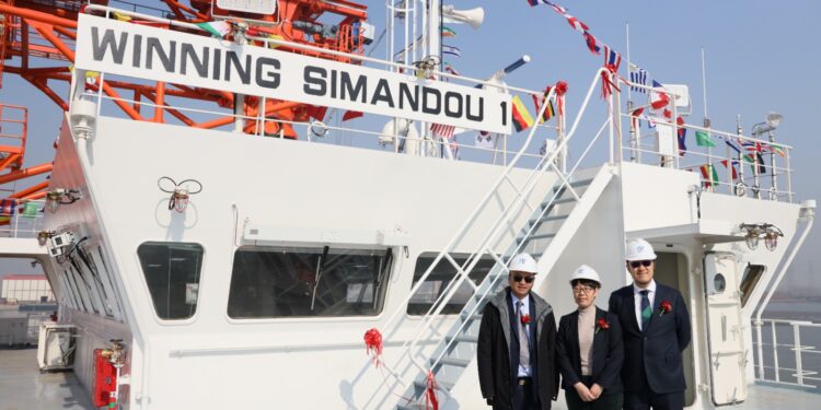 Vers l’opérationalisation de Simandou: la plateforme flottante de transbordement «Winning Simandou 1» a été livrée