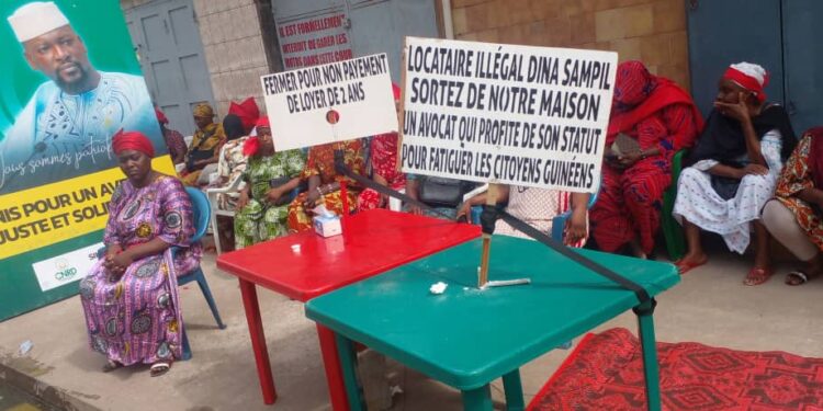 Me Dinah Sampil accusé d&rsquo;occupation illégale, sit-in des propriétaires devant son cabinet 