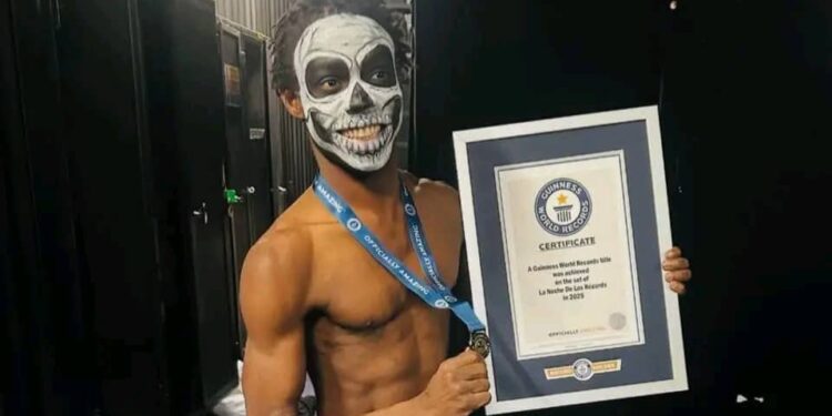 World Guinness Record : Papus Benzé Keita réalise une sacrée performance à Milan