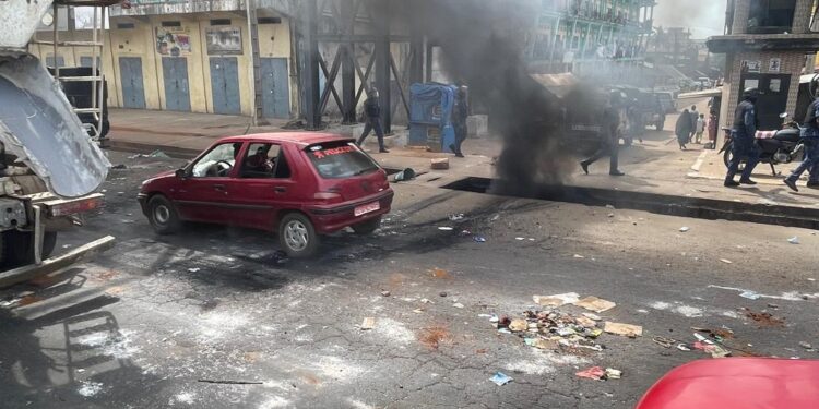 Dernière minute : l&rsquo;autoroute Fidèle Castro paralysée par une manifestation à Bonfi