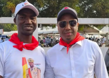 Marche blanche à Boké : Cellou Baldé de l&rsquo;UFDG aperçu dans les rangs