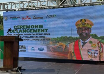 Route Mamou-Faranah : les travaux lancés pour un montant de plus de deux mille huit cent milliards FG 