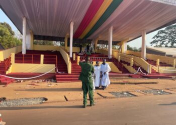Boké : la ville parée pour la marche blanche et le lancement des travaux de bitumage de la route Boké-Gaoual