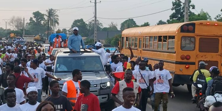 Maferinyah : Dr Souleymane Kassapa Touré mobilise les populations en faveur du Général Mamadi Doumbouya