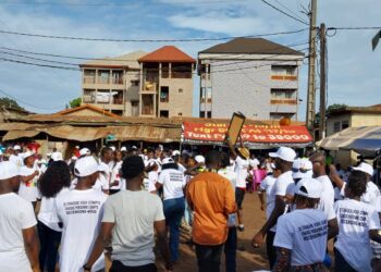 Yembeya marché : le mouvement « Guinée débout pour le progrès » lance officiellement ses activités 