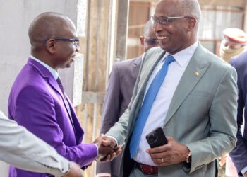 OGP : le premier ministre en visite dans les locaux de l’office, salue les prouesses de Alladji Cellou Camara 