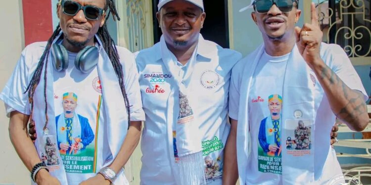 Musique : le Ministre Moussa Moise Sylla réconcilie King Salaman et Marcus du groupe Banlieuz’Art