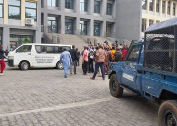 Cour d&rsquo;appel de Conakry : arrivée de Aliou Bah sous forte escorte policière