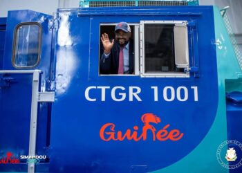 Operationnalisation de la compagnie du Transguinéen : les premières locomotives présentées aux autorités guinéennes