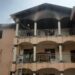 Contéyah: un immeuble R+2 prend feu