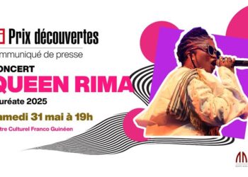 Prix découverte RFI : Queen Rima reçoit son trophée lors d&rsquo;un concert le 31 mai au CCFG