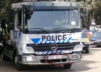 Guinée : la police réglemente les activités des grues de petites capacités