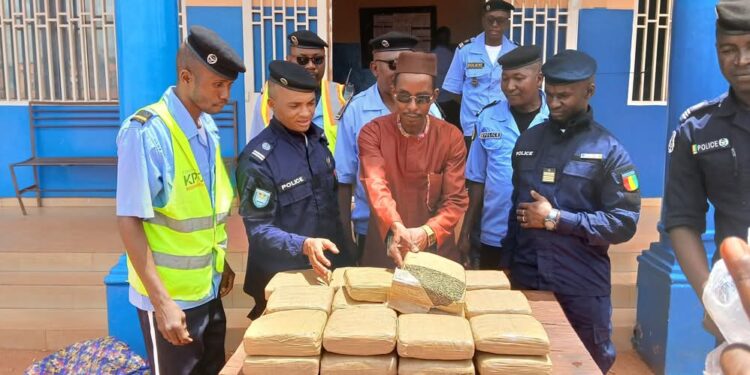 Mandiana: une léonaise interpellée avec 26 kg de drogue