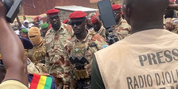 Après la Mamaya de Kankan, le Général Mamadi Doumbouya accueilli à Kouroussa