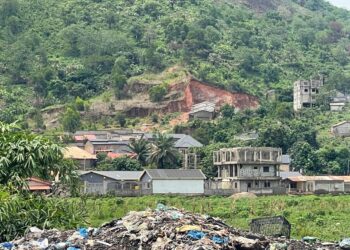 Grand Conakry: des constructions à risque au pied du mont Kakoulima