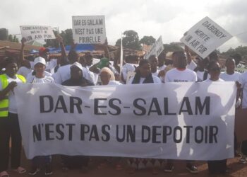 Décharge de Dar es Salam : les riverains tirent la sonnette d’alarme à travers un sit-in citoyen