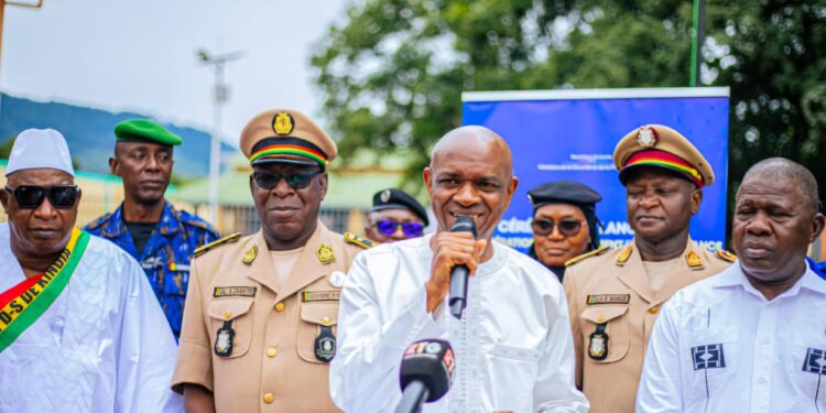 Recensement biométrique à Kindia: «cela a été rendu possible, grâce à l&rsquo;avènement du CNRD», ministre Bachir