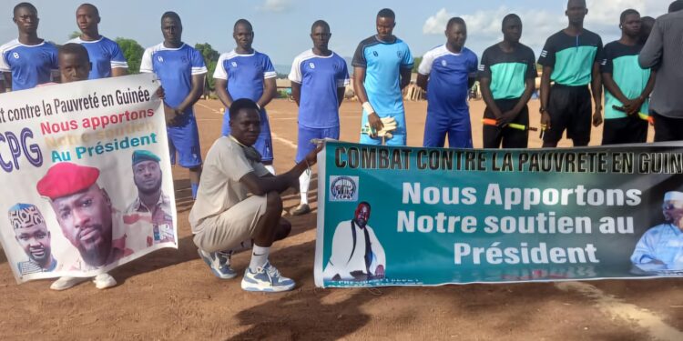 Dialakoro (Dinguiraye) : Alpha Dramé exprime son soutien au président Doumbouya à travers un tournoi de football