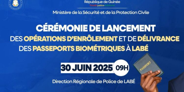 Passeports biométriques: la délivrance débute à Labé ce lundi 30 juin