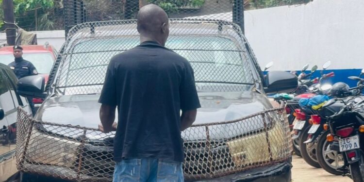 Guinée : un grand dealer de drogue arrêté à Dixinn lors d’une opération de la police