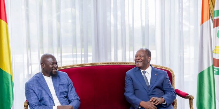 Coopération bilatérale : Ouattara et Doumbouya unis pour dynamiser les relations économiques entre la Côte d’Ivoire et la Guinée