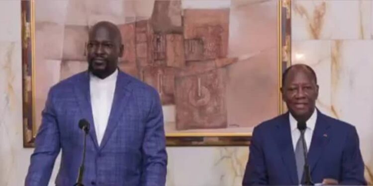 Le général Doumbouya à Abidjan : « Je veux apprendre de l’expérience inestimable du président Ouattara»