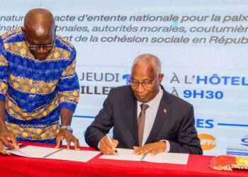 Paix et unité : le Pacte d’entente nationale signé pour renforcer la cohésion sociale en Guinée
