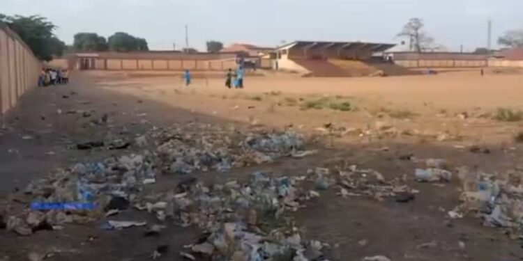 Kissidougou: le stade Jean Djibril s&rsquo;effondre lentement dans l&rsquo;indifférence