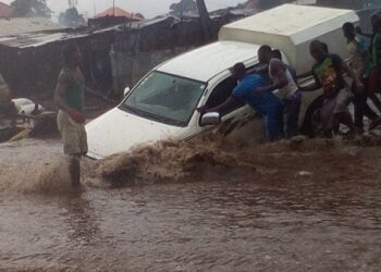 Inondations à Coyah et environs : 2 morts et d’importants dégâts signalés