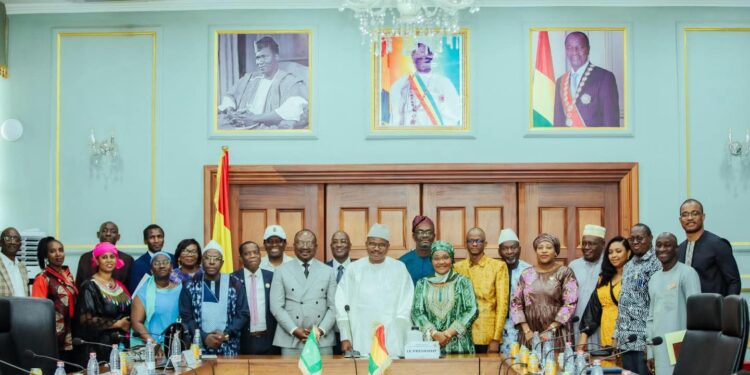 Une mission de l’Union africaine reçue au CNT : «nous avons expliqué les actions en cours», déclare Dr Dansa Kourouma