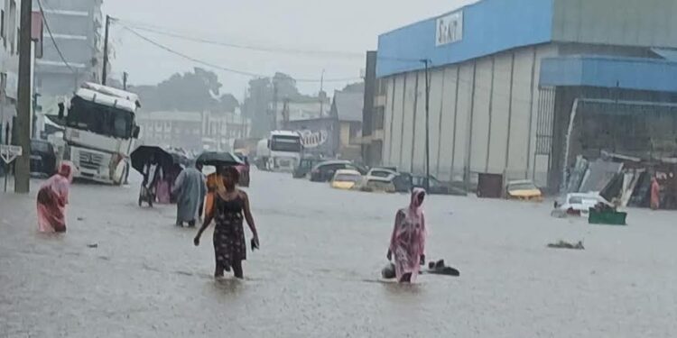 Météo: risque élevé d’inondations à Conakry et dans plusieurs régions de Guinée