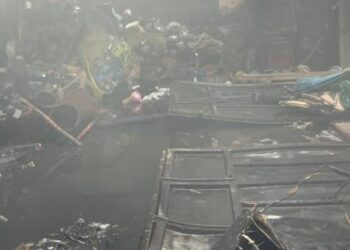 Incendie au marché Madina : 23 boutiques ravagées, les commerçants réclament un centre de secours