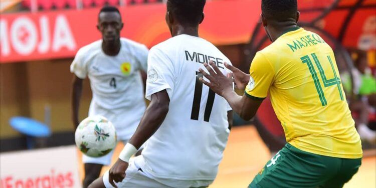 CHAN 2025 : le Syli local chute face à l’Afrique du Sud (2-1)