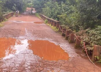 Infrastructures endommagées à Koubia: le pont de Matakaou fermé aux poids lourds