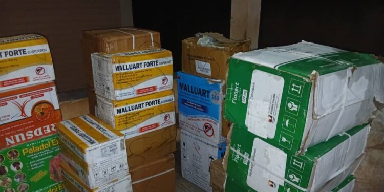 Opération « Épervier  » à Pamalap: la CIPAF fait une saisie record de médicaments illicites