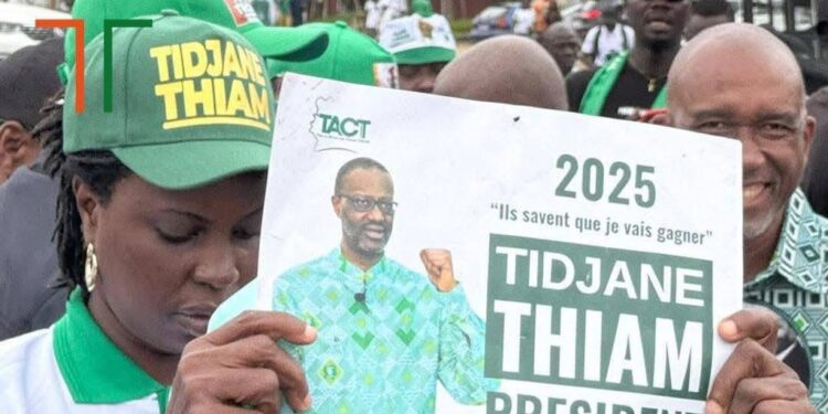 Côte d’Ivoire / Présidentielle 2025 : le PDCI-RDA dépose le dossier de candidature de Tidjane Thiam à la CEI