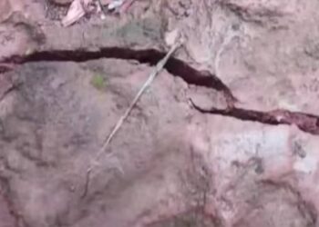 Alerte à Maneah : une faille de 50 cm apperçue au sommet du site du glissement de terrain