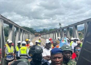 Le pont de Kassonyah rouvert à la circulation : « Utilisons-le en toute conscience pour qu’il dure », exhorte le Gal Amara Camara