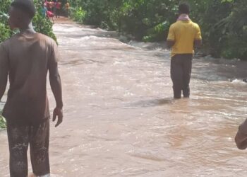 Lola : un pont emporté par les eaux, isole une partie de la route vers la frontière ivoirienne