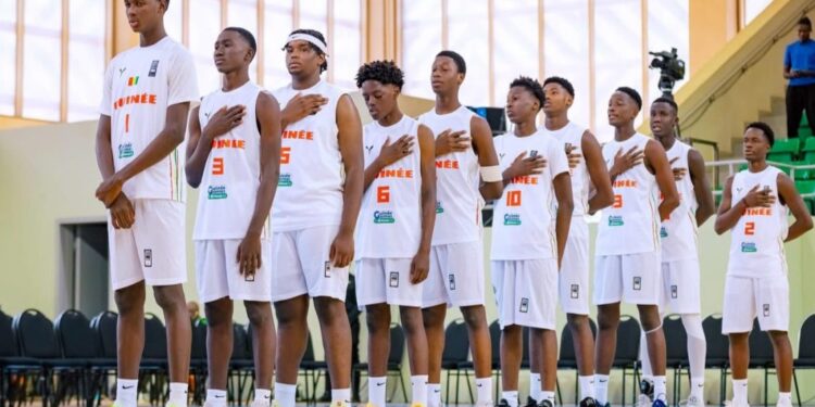 Afrobasket U16 Rwanda 2025 : la Guinée surclasse la Sierra Leone (66-36) en match de classement
