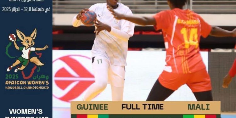 Handball – Championnat d’Afrique U19 : la Guinée s’impose face au Mali et valide son billet pour la Coupe du Monde 2026