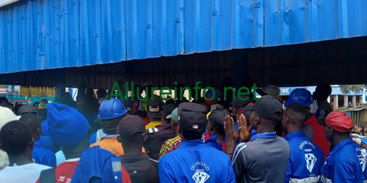 Kindia: la grève des travailleurs de la société Diamond Cement se poursuit