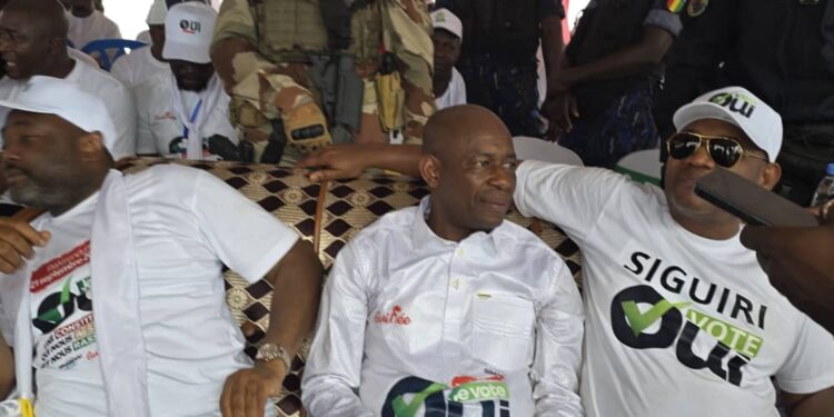 Siguiri : Sèkè Tomboni, Mandén Kèda, Niagassola, Mamadi Confiance mobilise au nom de la coordination locale en faveur du OUI
