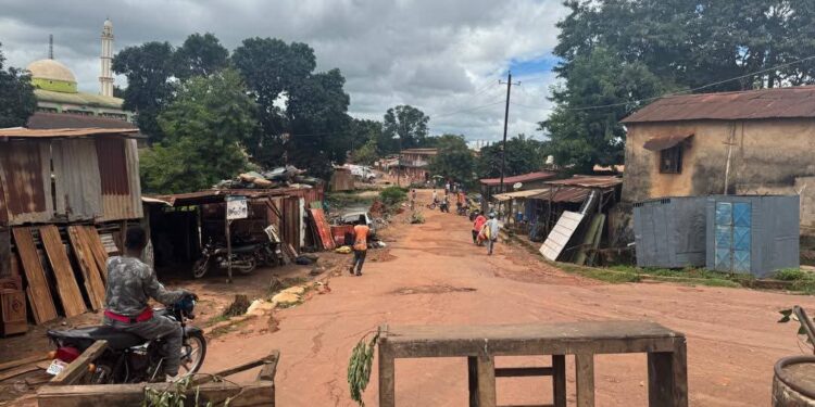 Effondrement d&rsquo;infrastructures hydrauliques à Kindia après de fortes pluies