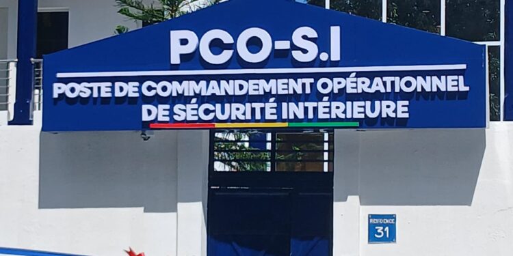 Inauguration du Poste de commandement opérationnel de sécurité intérieure, à moins de 48h du référendum 