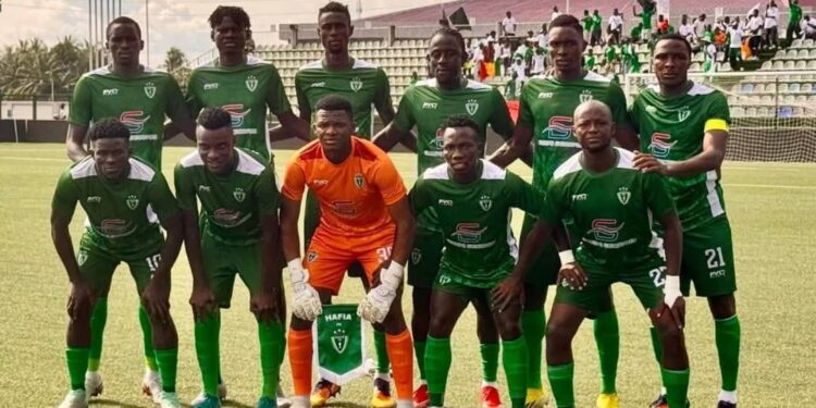 Coupe de la CAF : belle entame pour le Hafia qui s’impose 3-0 face à Bhantal FC 