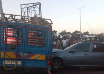 Accident de la circulation à Coyah: 2 blessés et 3 véhicules endommagés