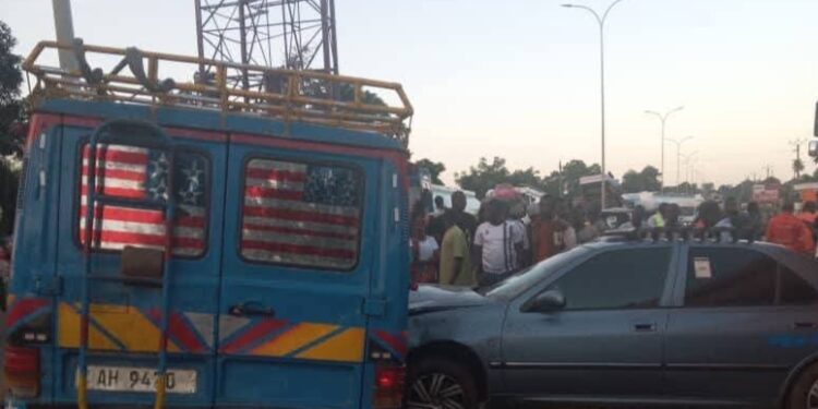 Accident de la circulation à Coyah: 2 blessés et 3 véhicules endommagés