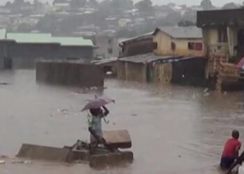 Fortes pluies à Kindia : le quartier Abattoir 1 submergé, plusieurs dégâts matériels enregistrés