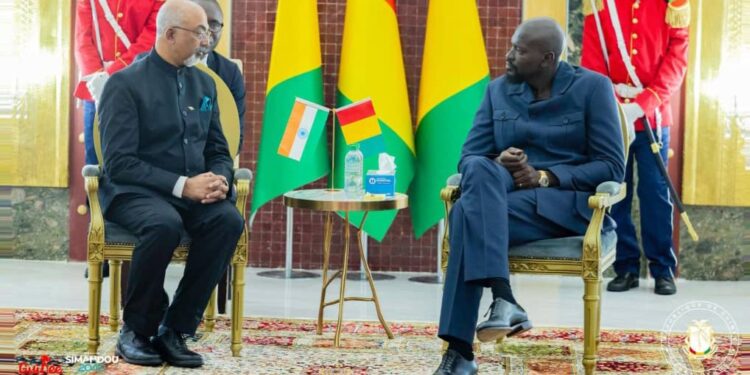 Diplomatie: « les 4 locomotives dans le projet Simandou ont été assemblées en Inde », déclare le nouvel Ambassadeur indien en Guinée